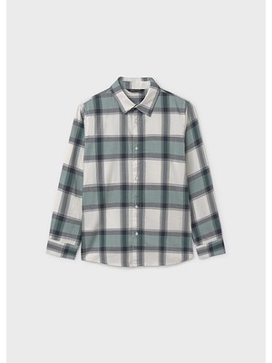 Mayoral Yeşil Ekoseli Erkek Çocuk Gömlek 7107