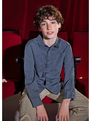 Mayoral Gri Erkek Çocuk Gömlek 7109