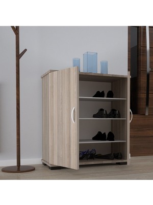 Modilayn Ayakkabılık 2 Kapaklı Ayakkabı Dolabı Çok Amaçlı Dolap Mutfak Dolabı Ofis Dolabı