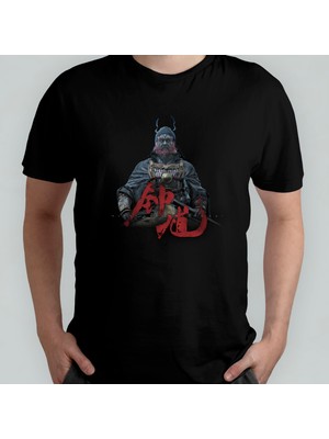 Pixxa Black Myth Zhongkui Unisex %100 Pamuklu Bisiklet Yaka T-Shirt Model 2