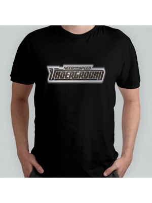 Pixxa Need For Speed Underground Unisex %100 Pamuklu Bisiklet Yaka T-Shirt Model 2