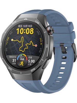 Huawei Watch Gt 5 Pro 46MM Uyumlu Tokalı Tam Uyum  Silikon Kordon 22MM 1.kalite