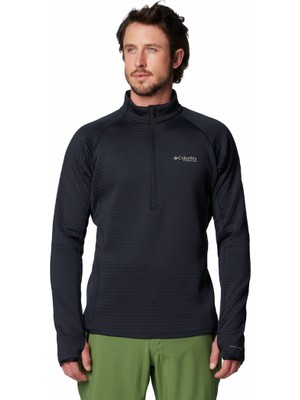 Columbia Crystal Leaf Omni-Heat Helix Yarım Fermuarlı Erkek Polar Üst
