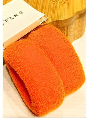 Monalisa Home Turuncu Ikili Lüks Gösterişli Sportif Topuz Toka