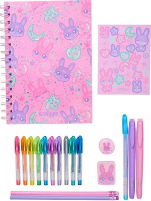 Smiggle All Stars A5 Essentials  Kalemli Kırtasiye Hediye Seti Pink 482271