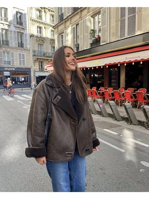 Kadın Siyah Oversize Ceket