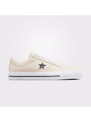 Converse Cons One Star Pro Suede Unisex Krem Sneaker