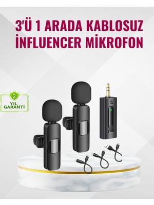 Küçük Boyutlu Mikrofon - 8 Saat Kullanım