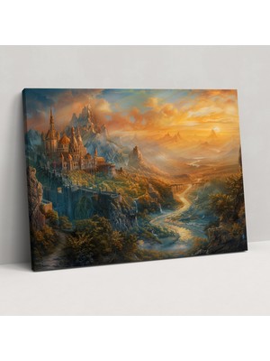 Popcas Barok Tarzı Resim Kanvas Tablo - Barok Tarzı Resim Kanvas Duvar Sanatı Duvar Dekorasyonu