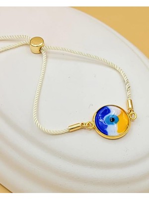 Karışık Renk Göz Ipli Bileklik 7