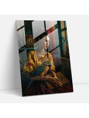 Popcas Frida Kahlo Tarzı Duvar Dekorasyonu - Frida Kahlo Eserleri Ev Dekorasyonu Duvar Dekorasyonu