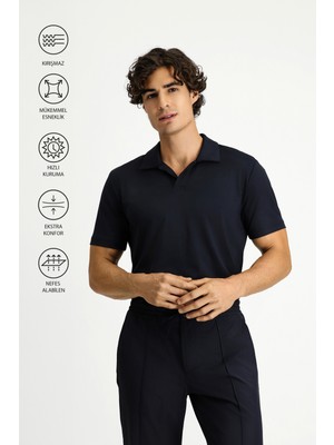 Polo Yaka Regular Fıt T-Shırt