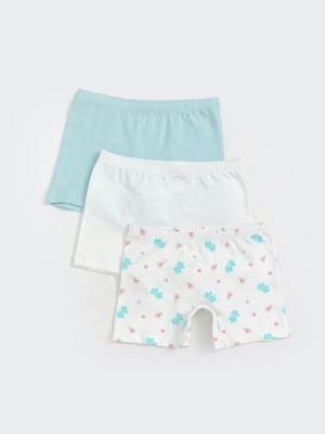 Lc Waikiki Yeni Sezon Baskılı Kız Çocuk Boxer 3'lü