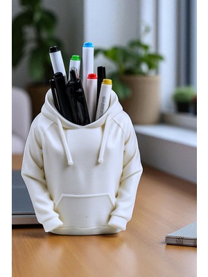 Hoodie Tasarımlı Kalemlik Masaüstü Organizer Kalem ve Aksesuar Düzenleyici