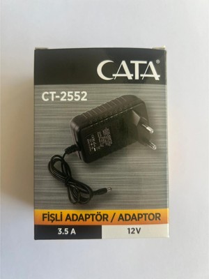 Cata CT-2552 Fişli Adaptör 12V