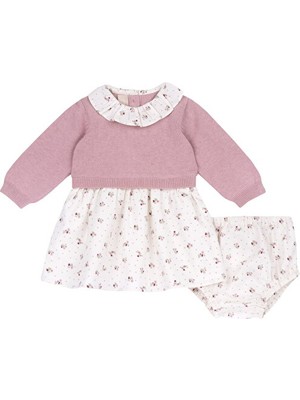 2 Prc Uzun Kollu Elbıse + Külot Takım