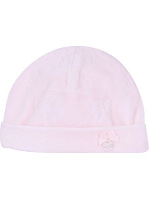 Chicco Kız Çocuk Şapka Light Pink Renkli Dokuma Desenli 0 - 12 Ay İçin Şık Aksesuar