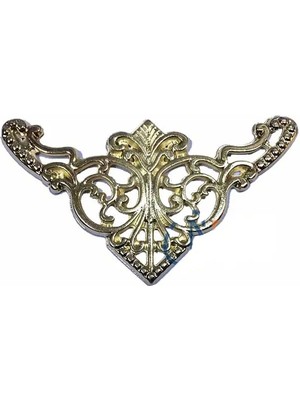 Dekoratif Köşe Süsü, Köşelik - Büyük, 31X55MM, Sarı, 100 Adet