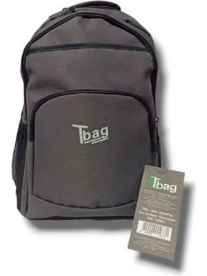 Dört Bölmeli Gri Okul Çantası, Dayanıklı ve Şık Tasarım