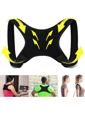 Zeyzen Dik Duruş Korsesi Bel Sırt Korse Kadın Erkek İçin Ayarlanabilir Yapıda Ergonomik Destek