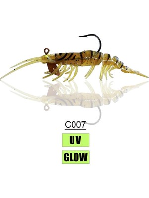 Naniwaosakashi Caridina Shrimp 10CM 14GR Silikon Karides C007