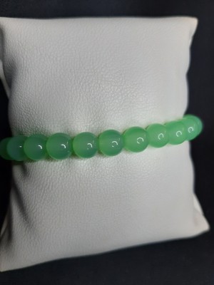 Mryart Yaprak Yeşili Cam Boncuk Bileklik – Şık ve Zarif Tasarım Unisex