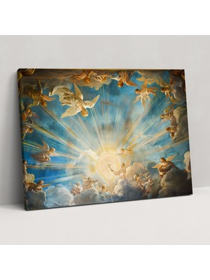 Popcas Barok Tarzı Resim Kanvas Tablo - Barok Barok Tarzı Resim Kanvas Duvar Sanatı