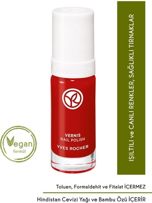 Yves Rocher Go Green Oje-23-Kırmızı-5 ml