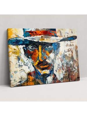 Popcas Pablo Picasso Duvar Dekorasyonu - Soyut Portre - Ev Dekorasyonu Kanvas Tablo