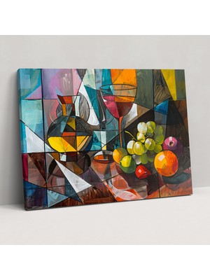 Popcas Pablo Picasso Kanvas Tablo - Kübizm Sanatı ile Özdeşleşen Pablo Picasso Eseri