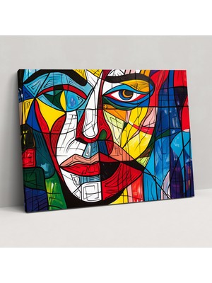 Popcas Picasso Ilhamlı Kanvas Tablo - Pablo Picasso Kanvas Duvar Sanatı