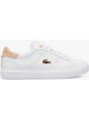 Lacoste Powercourt 2.0 Kadın Beyaz Sneaker