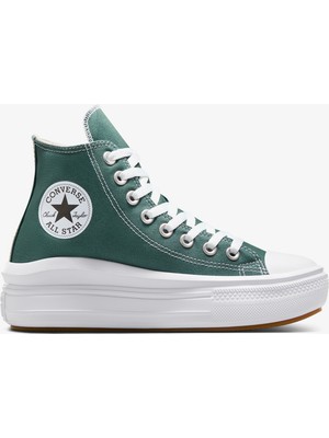 Converse Chuck Taylor All Star Move Platform Unisex Yeşil Platform Sneaker