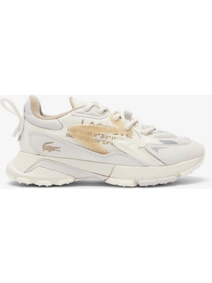 Lacoste L003 Neo Kadın Bej Sneaker 36 Numaralı Konforlu Taban ve Şık Tasarım