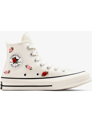 Converse Chuck 70 Roses Unisex Krem Sneaker