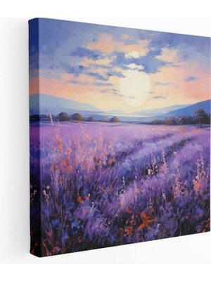 Popcas Kuru Çiçek Yağlı Boyama - Canlı Yağlı Boyama Huzur Veren Kuru Çiçek Temalı