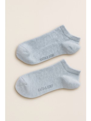 Katia & Bony Çocuk Step Çorap Mavi Melanj