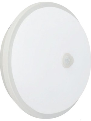 Horoz BOLKAR-20W Beyaz Sensörlü Glop Armatür (Beyaz Kasa)