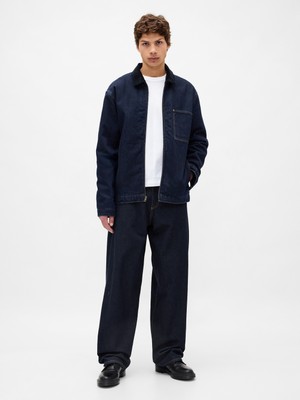 Gap Erkek Koyu Mavi Extra Baggy Jean Pantolon