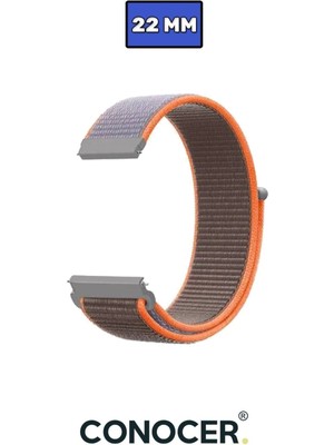 Huawei Watch Gt3 Se Uyumlu Dokuma Cırtlı Spor Kordon Kayış (22MM)