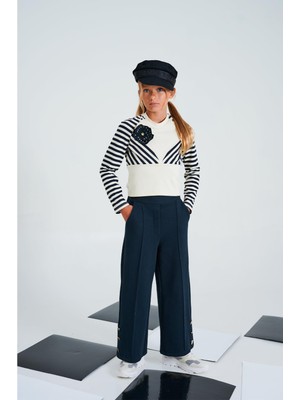 Bg Store Kız Çocuk Koyu Lacivert Pantolon