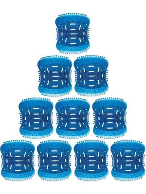 Omnisoft Plx 3601-0 Pisuvar Süzgeç Koku Giderici Silikon Mavi 10 Adet