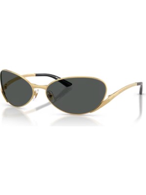 Versace ve 2285 100287 64 Kadın Oval Gold Metal Güneş Gözlüğü