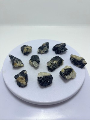 Aytaşı ve Siyah Turmalin Doğaltaş Parça (1 Adet)