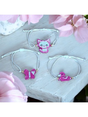 Miyuki Hayvanlar Alemi Çocuk Bileklik 3'lü Set