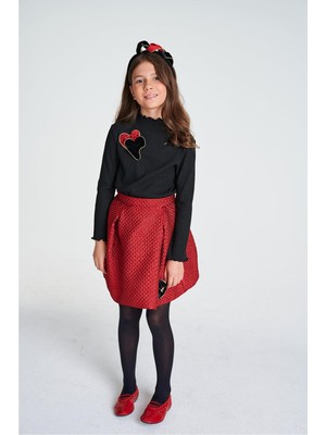 Bg Store Kız Çocuk Kırmızı Etek