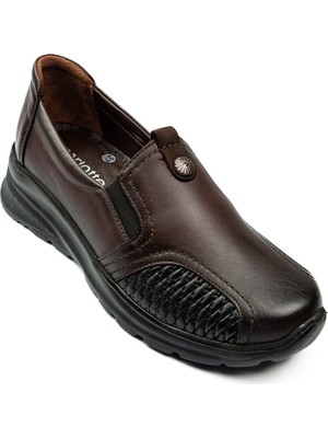 Mariotto 042 Kahverengi Deri Günlük Kadın Ayakkabı