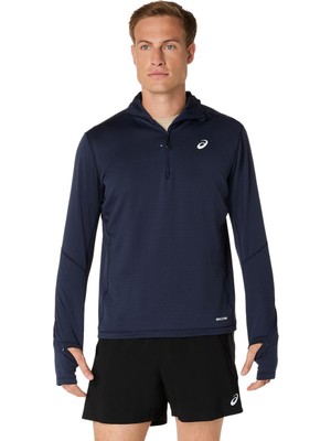 Asics Road Winter Ls Hoodie Erkek Lacivert Sweatshirt 2011D359-400