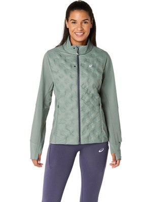 Asics Kadın Road Winter Jacket Mavi Ceket 2012D069-400  XS Beden Özellikli Outdoor Kullanım İçin
