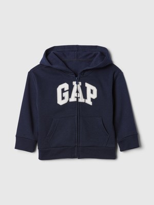 Gap Erkek Bebek Lacivert Gap Logo Fermuarlı Sweatshirt